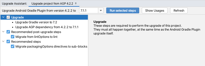 Android Gradle Update 3